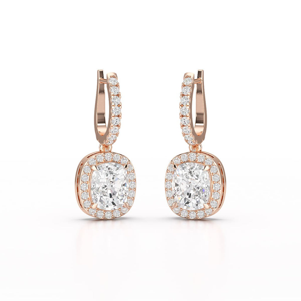 2.34 Carat Fancy Shape Earrings