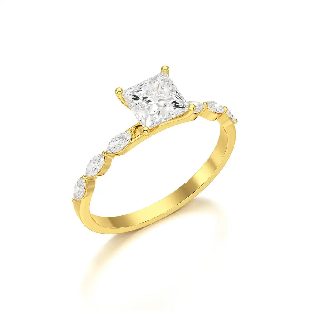 Princess & Marquise Ring