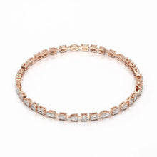 Load image into Gallery viewer, Fancy Shape Tennis Bracelet