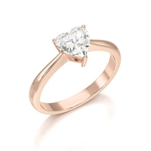 Load image into Gallery viewer, 1 Carat Heart Shape Solitaire