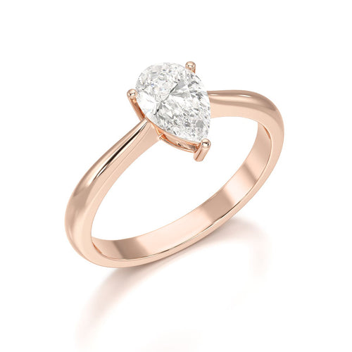 1 Carat Pear Shape Solitaire