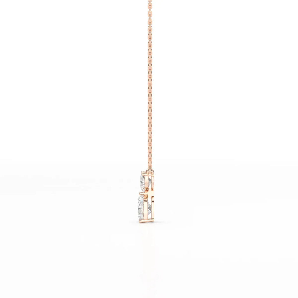 Double Heart Cut Pendant