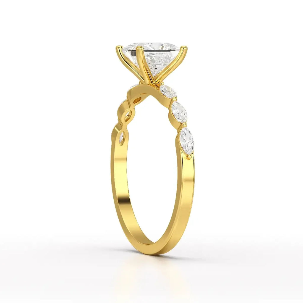 Princess & Marquise Ring