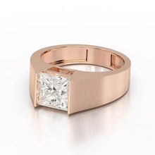 Load image into Gallery viewer, Princess Cut Men’s Ring