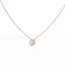 Load image into Gallery viewer, 0.60 Carat Round Halo Pendant