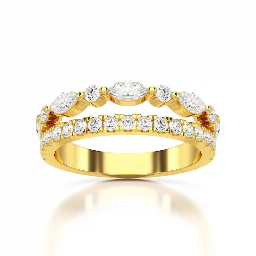 1 Carat Marquise & Round