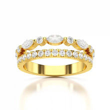 Load image into Gallery viewer, 1 Carat Marquise &amp; Round