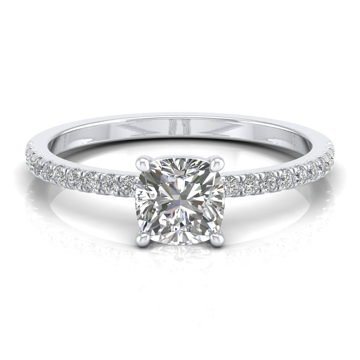 Cushion Cut Solitaire