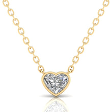 Load image into Gallery viewer, Bezel Heart Shape Pendant