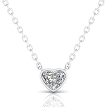 Load image into Gallery viewer, Bezel Heart Shape Pendant