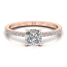 Load image into Gallery viewer, 1 Carat Cushion Shape Solitaire