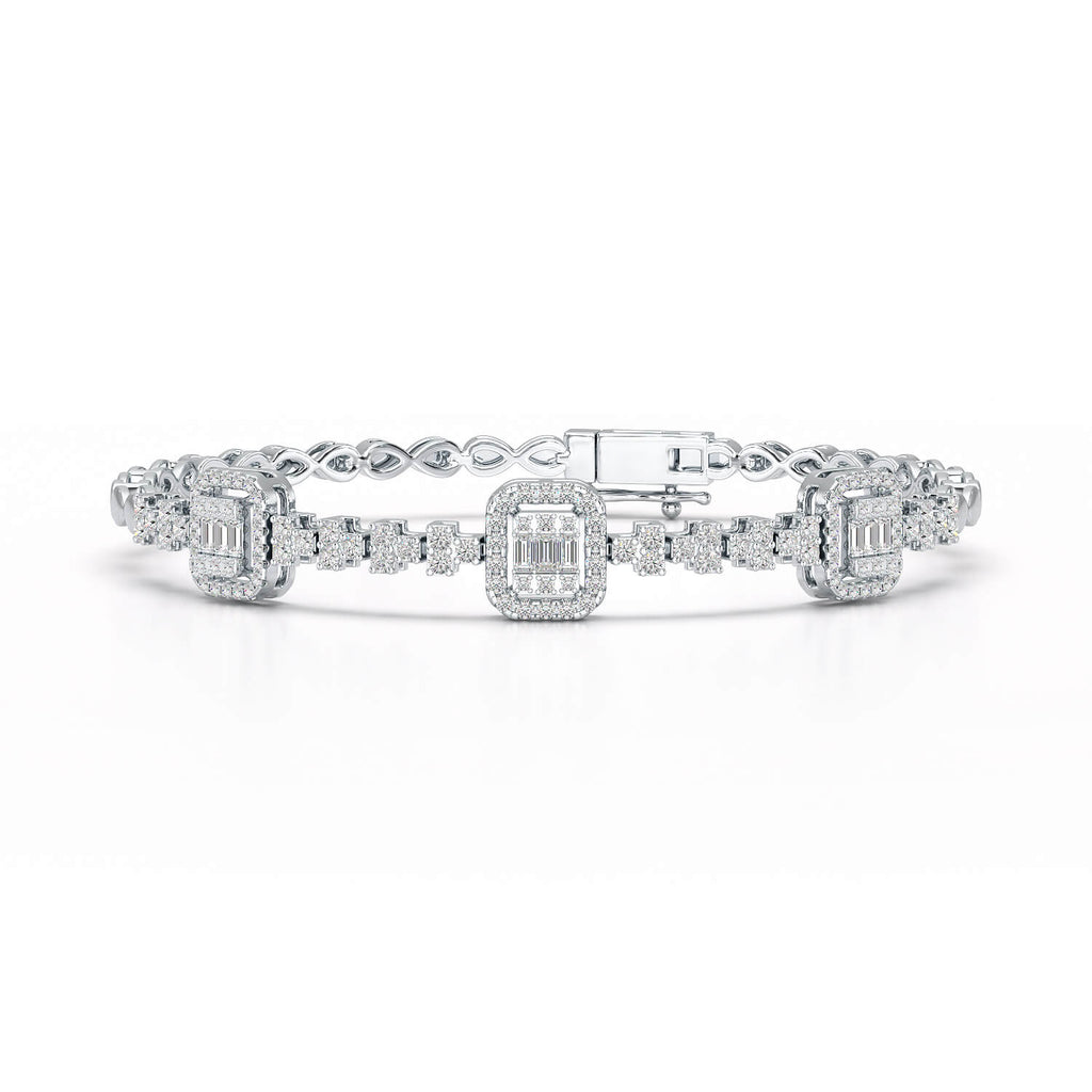 1.13 Carat Baguette Bracelet