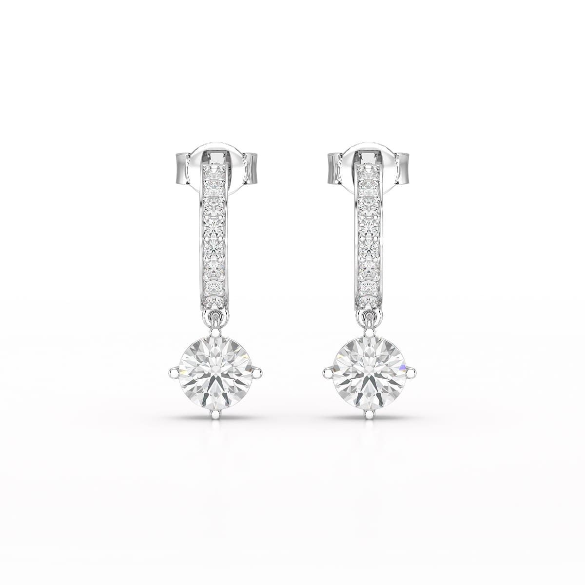 Round Dangle Hoops