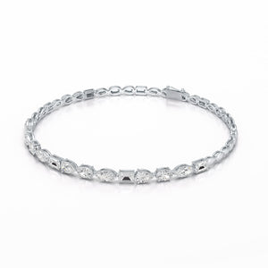 Fancy Shape Tennis Bracelet