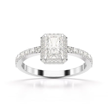 Load image into Gallery viewer, 3.61 Carat Radiant Halo Ring