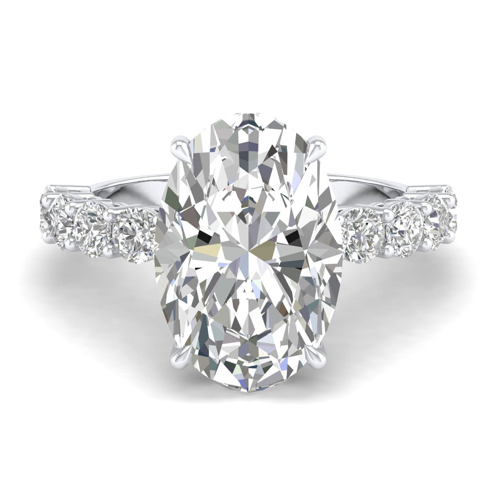 3 Carat Oval Solitaire Ring