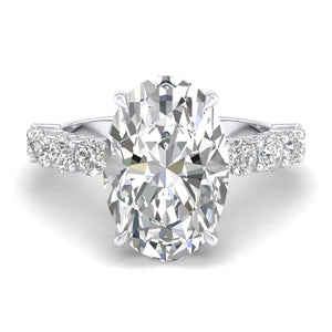 3 Carat Oval Solitaire Ring