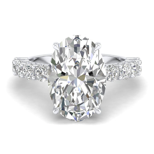3 Carat Oval Solitaire Ring
