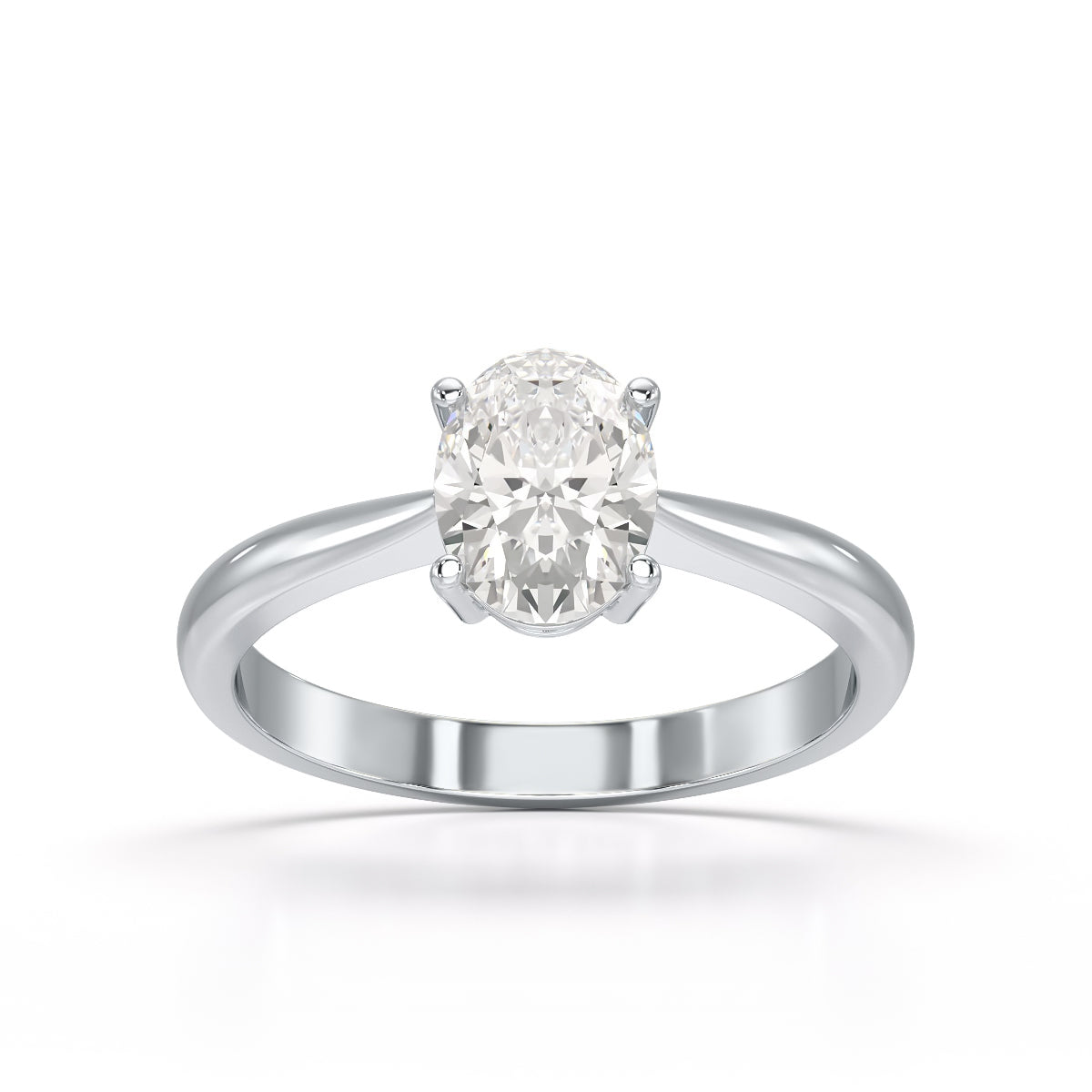 Oval Cut Solitaire Ring