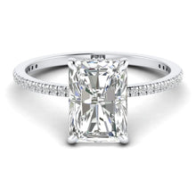 Load image into Gallery viewer, 1 Carat Radiant Pavé Ring