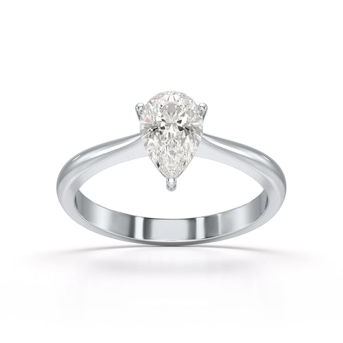 1 Carat Pear Shape Solitaire