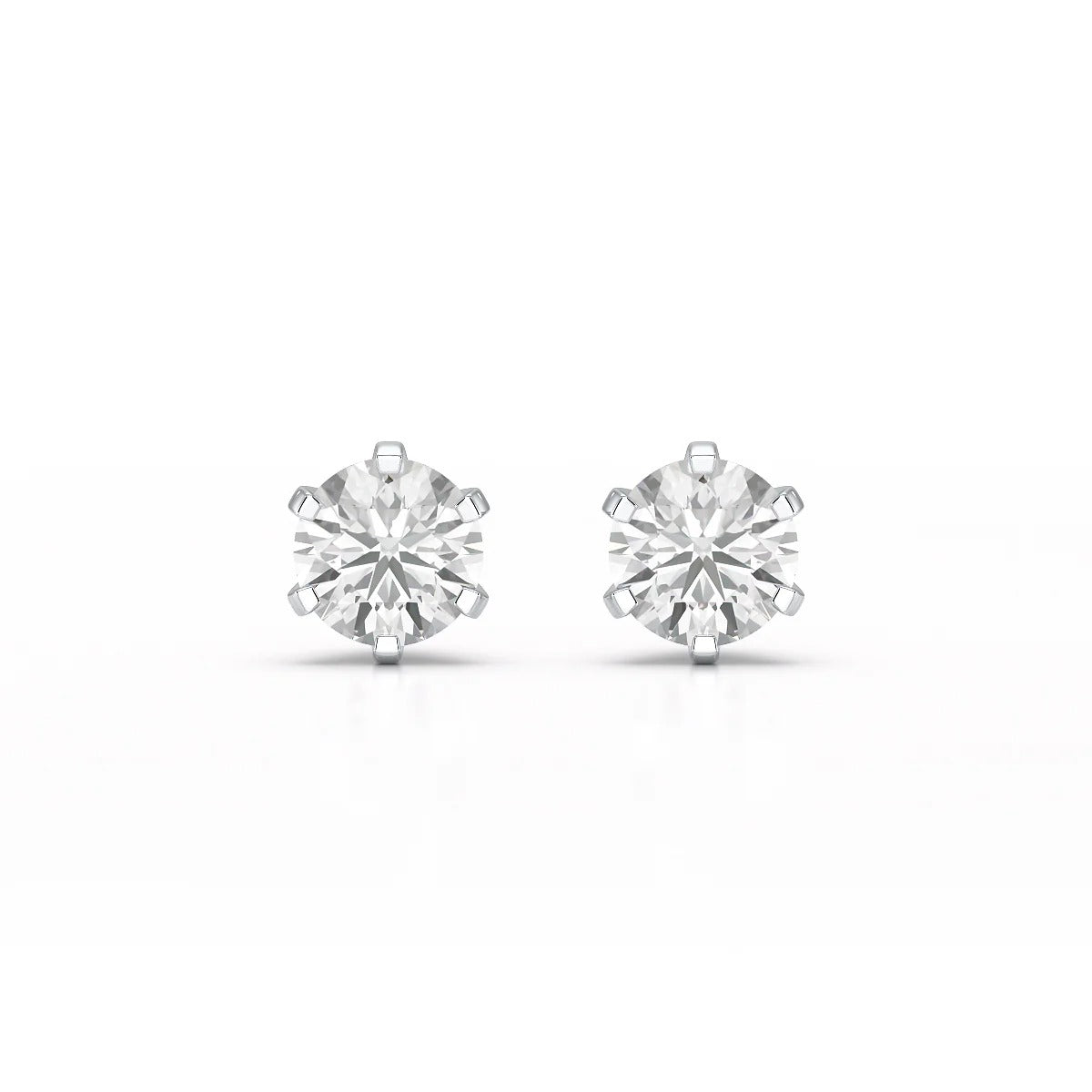 Round Diamond Studs