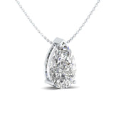 5 Carat Pear Shape Single Stone Pendant