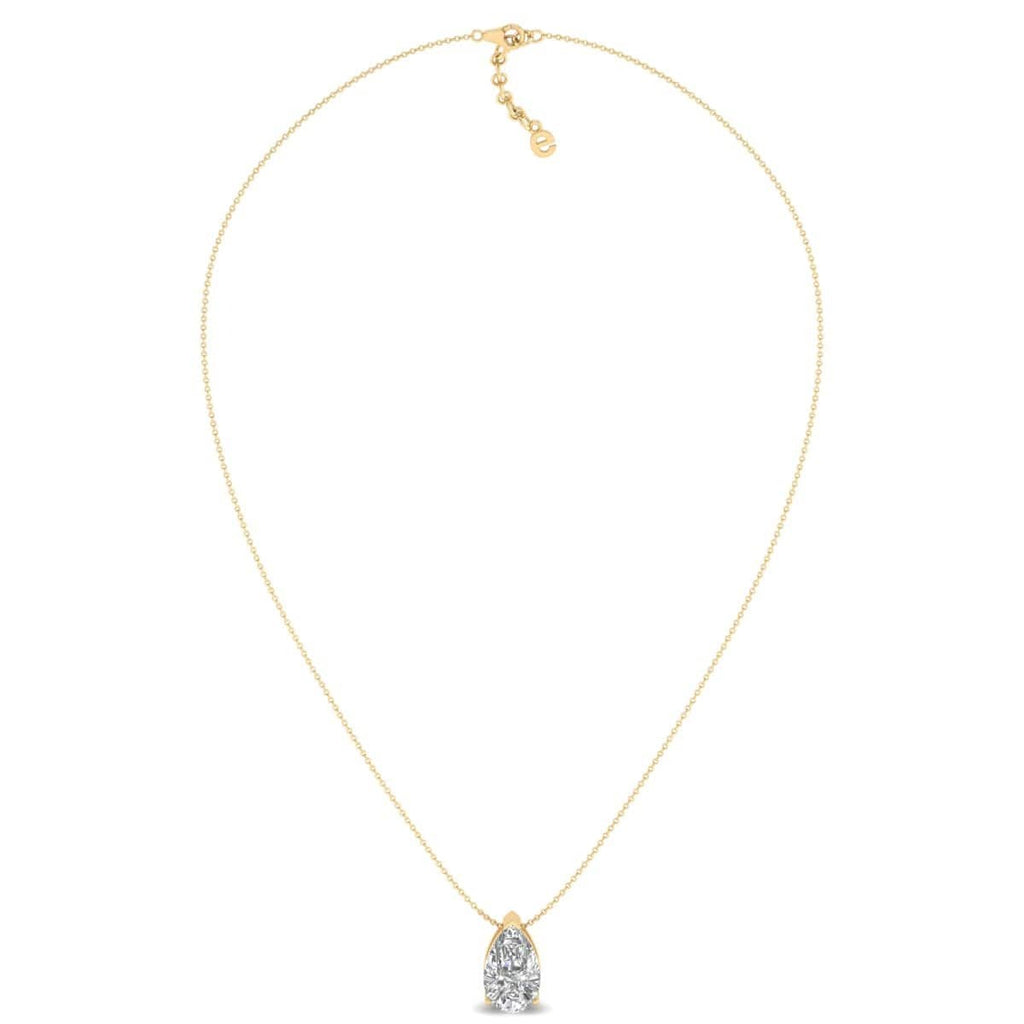 Pear Cut Solitaire Pendant
