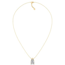 Load image into Gallery viewer, Pear Cut Solitaire Pendant