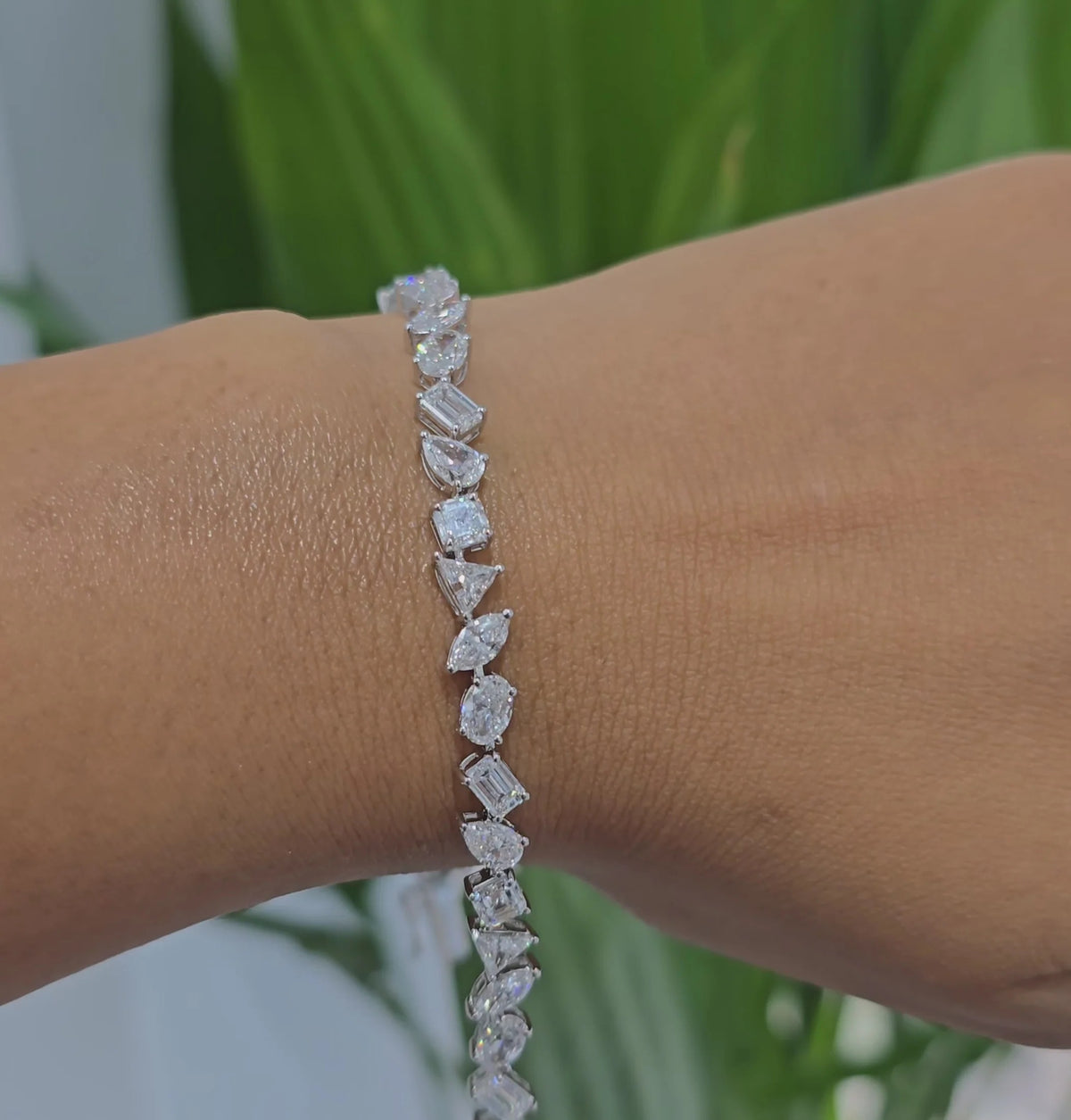 Fancy Shape Tennis Bracelet