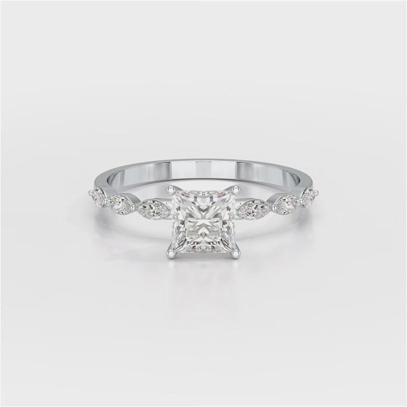 Princess & Marquise Ring