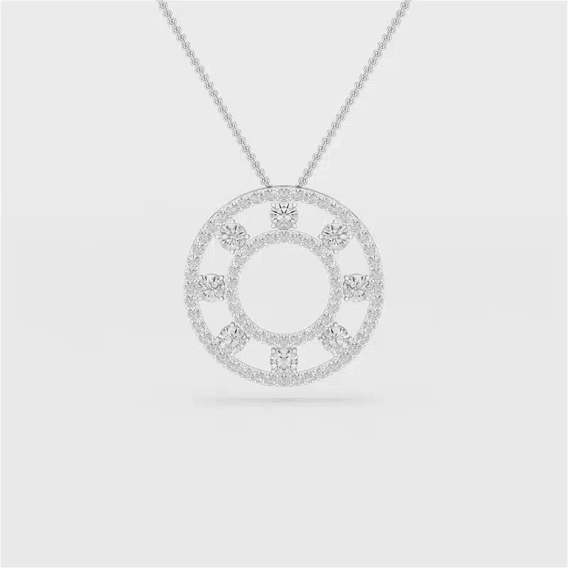Brilliant Round Pendant
