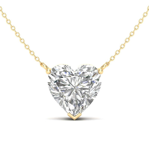 3 Carat Double Heart Shape Pendant