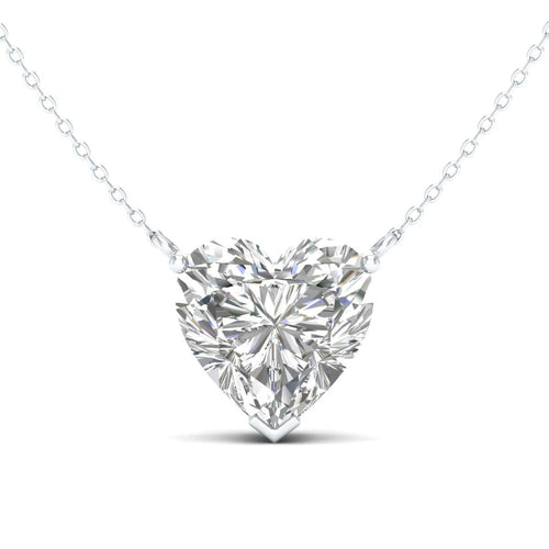 2 Carat Double Heart Shape Pendant