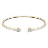 Fancy Shape Round & Pear Bangle
