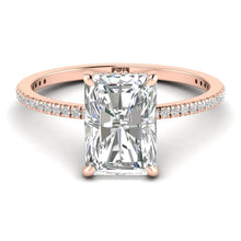 Load image into Gallery viewer, 1 Carat Radiant Pavé Ring