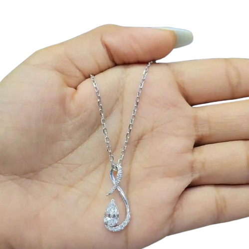 1.21 Carat Pear Shape Pendant