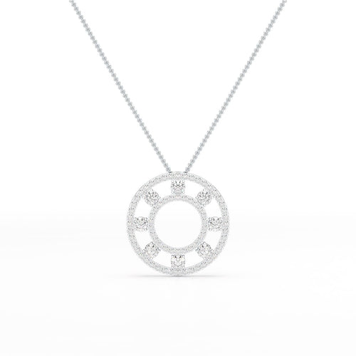 3.25 Carat Round Pendant